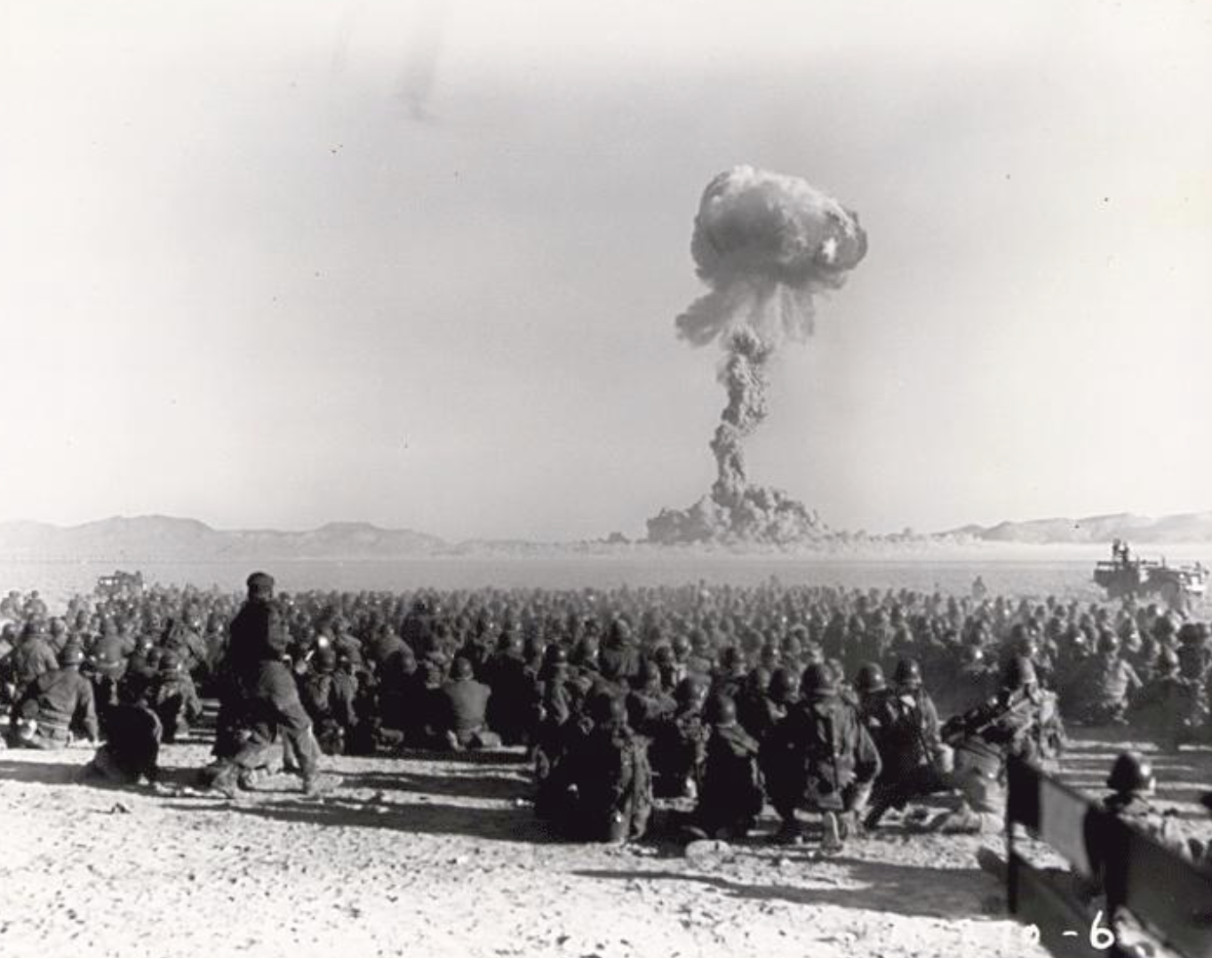 20 Photos of People Staring Blindly at Nuclear Explosions